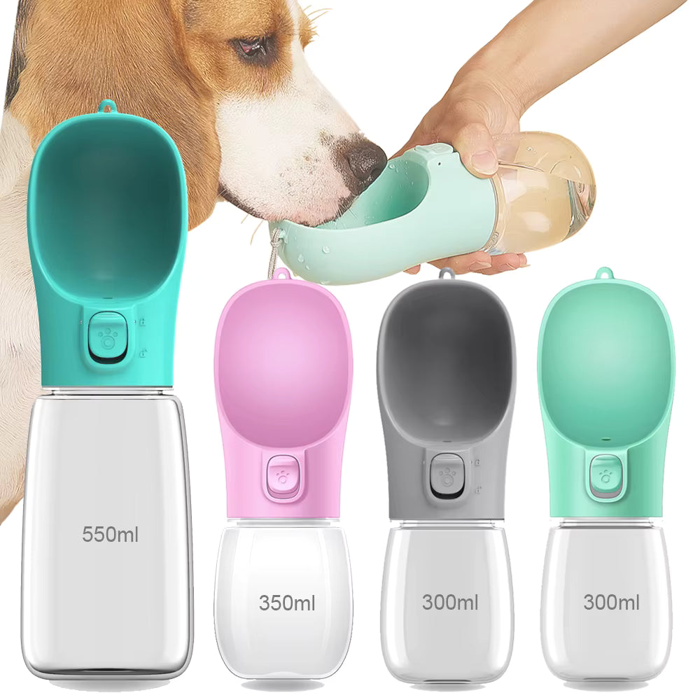 Portable Dog Water Bottle - Leakproof Travel Feeder